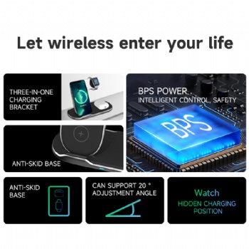 15w 3-in-1 wireless Charger